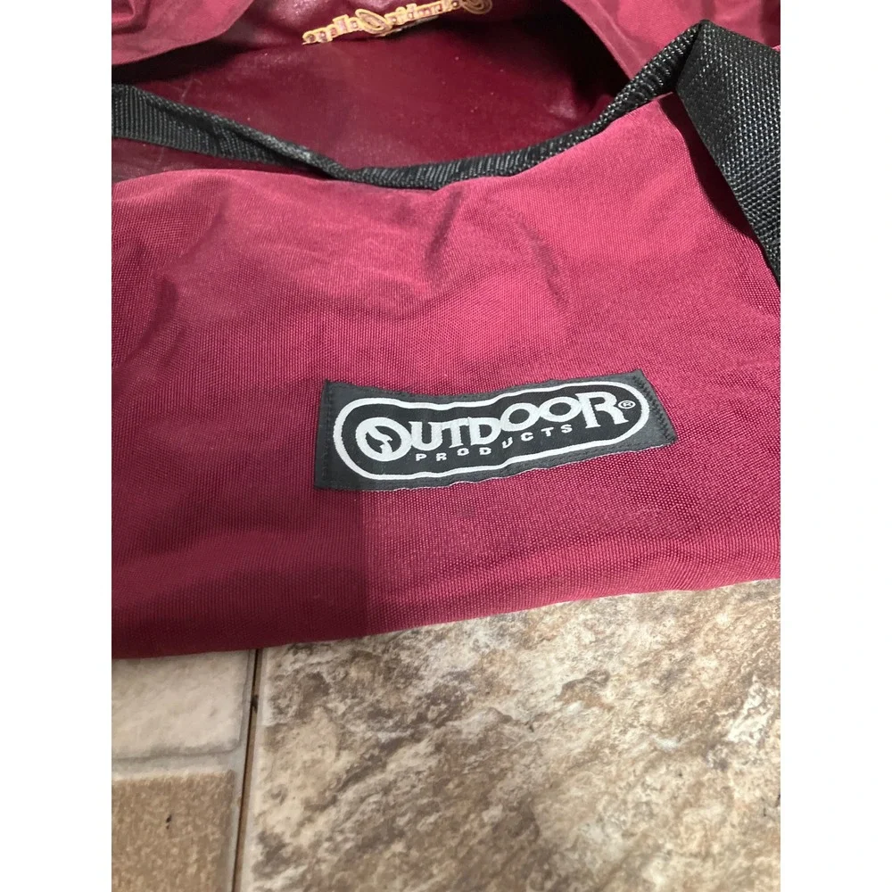 Outdoor Products Columbia College Claim Jumpers Cordura Duffel Bag Maroon Gym